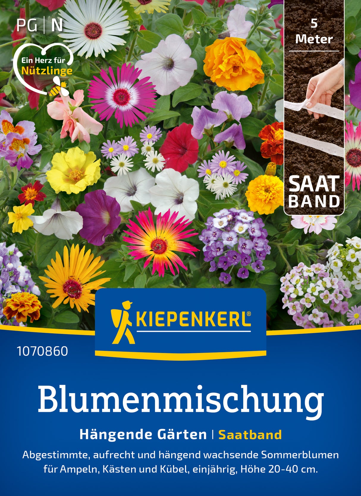 Kiepenkerl Blumensamen-Mischung Hängende Gärten Saatband