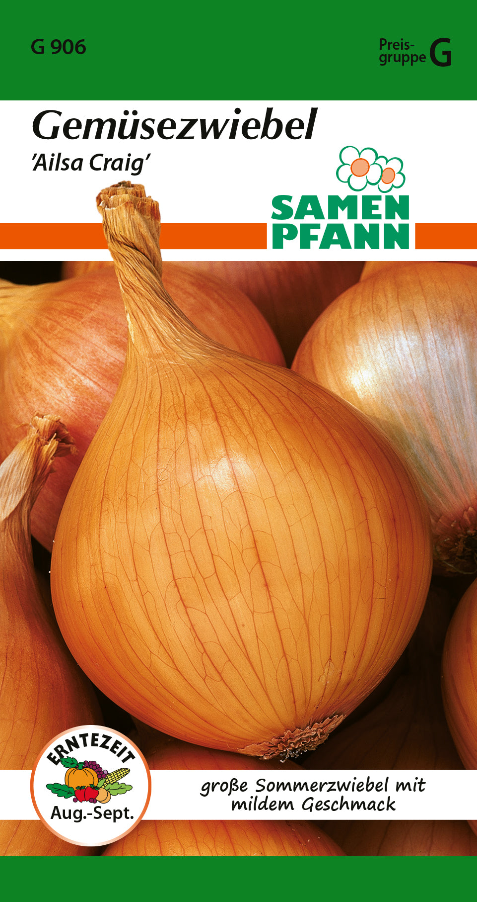 Samen Pfann Ailsa Craig Gemüsezwiebel