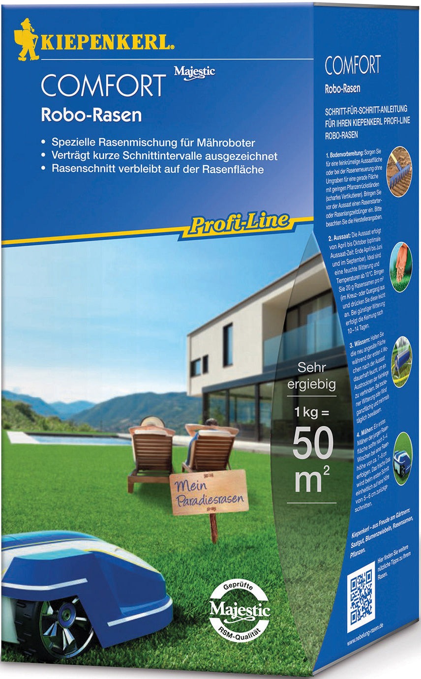 Kiepenkerl Rasen für Roboter Comfort Robo-Rasen®, 1 kg Profi-Line