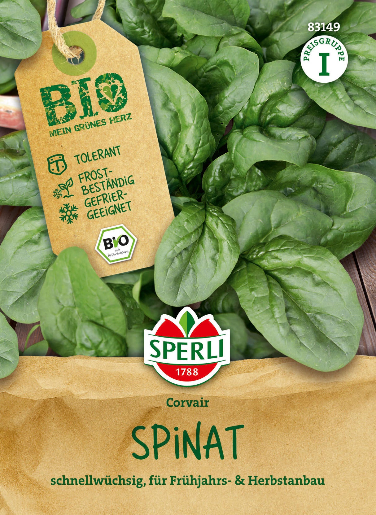 SPERLI BIO Spinat Corvair