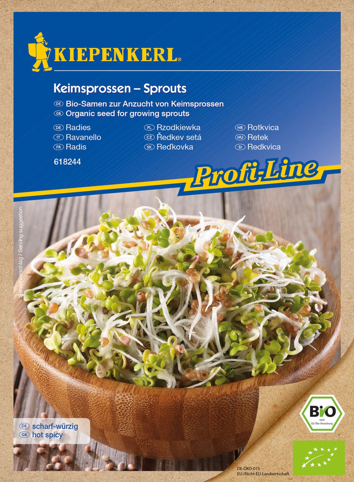Kiepenkerl BIO Keimsprossen Radies
