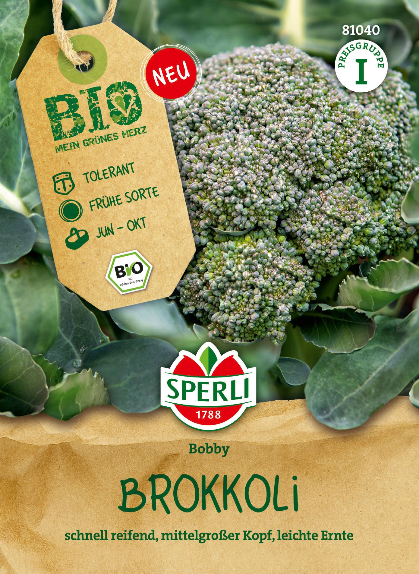 SPERLI BIO Brokkoli Bobby