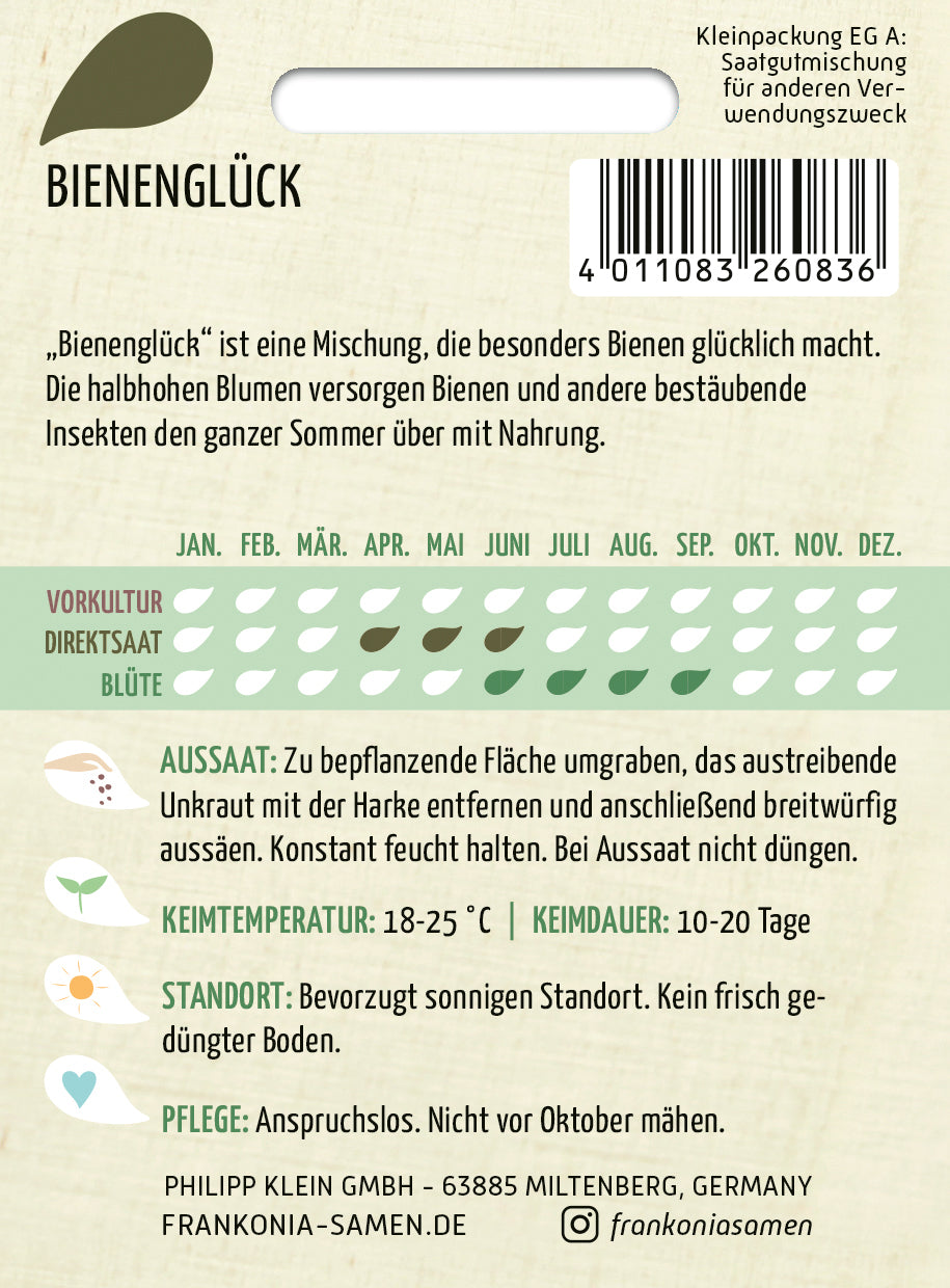 Frankonia Samen Blumensamen-Mischung Bienenglück