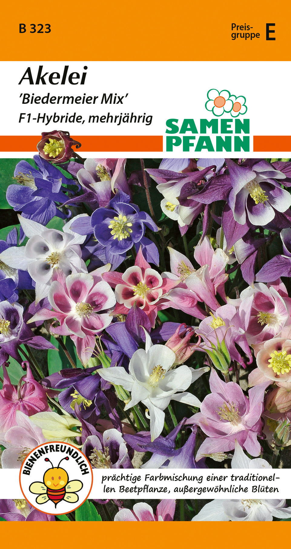 Samen Pfann Akelei Biedermeier Mix, mehrjährig