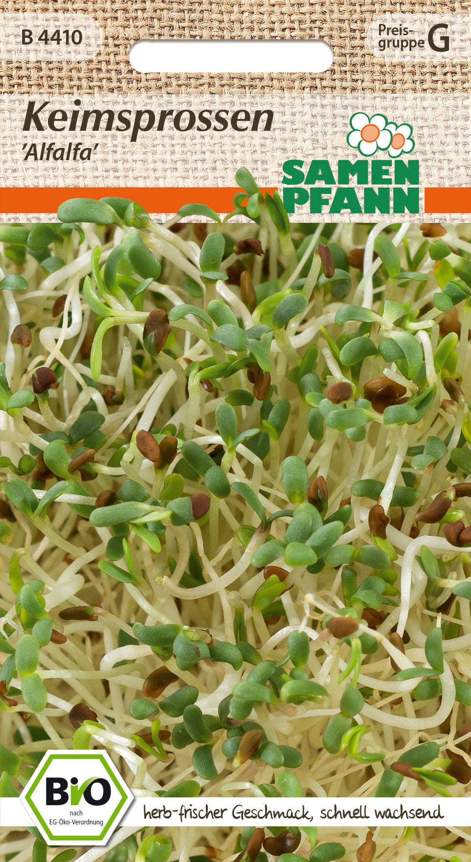 Samen Pfann BIO Keimsprossen Alfalfa