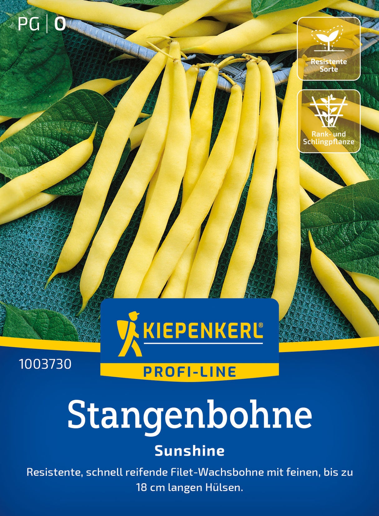 Kiepenkerl Stangenbohnen Sunshine