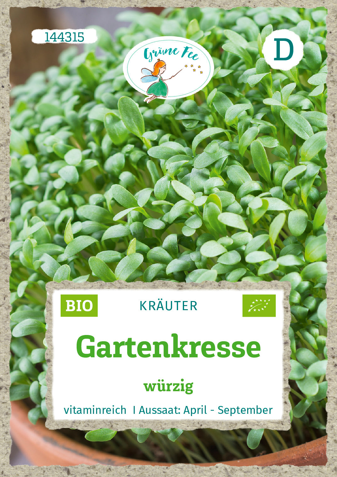 Grüne Fee Gartenkresse Cresso