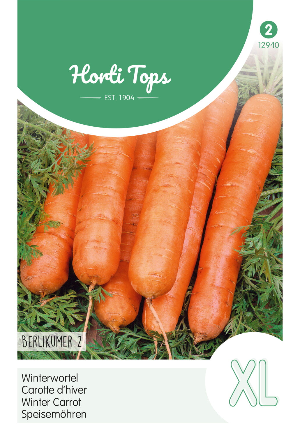Horti Tops Möhre Lange Rote Stumpfe ohne Herz 2