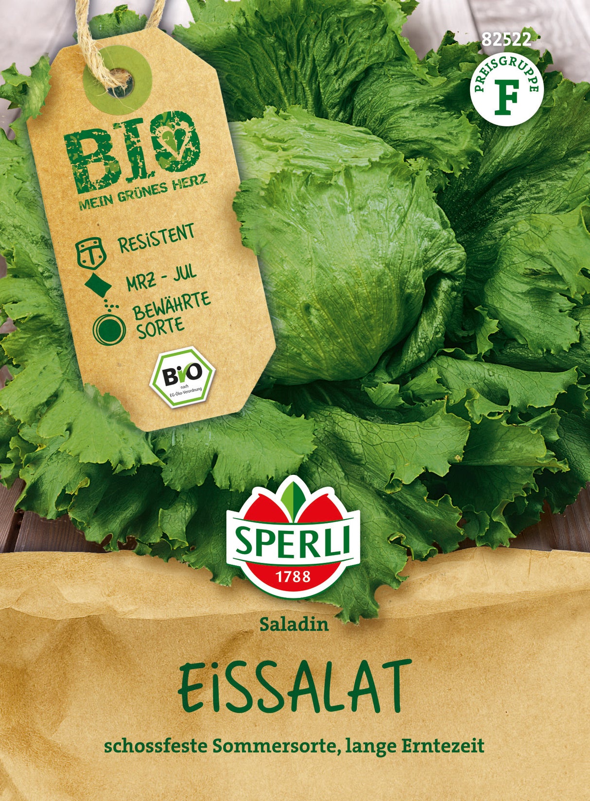 SPERLI BIO Eisbergsalat Saladin