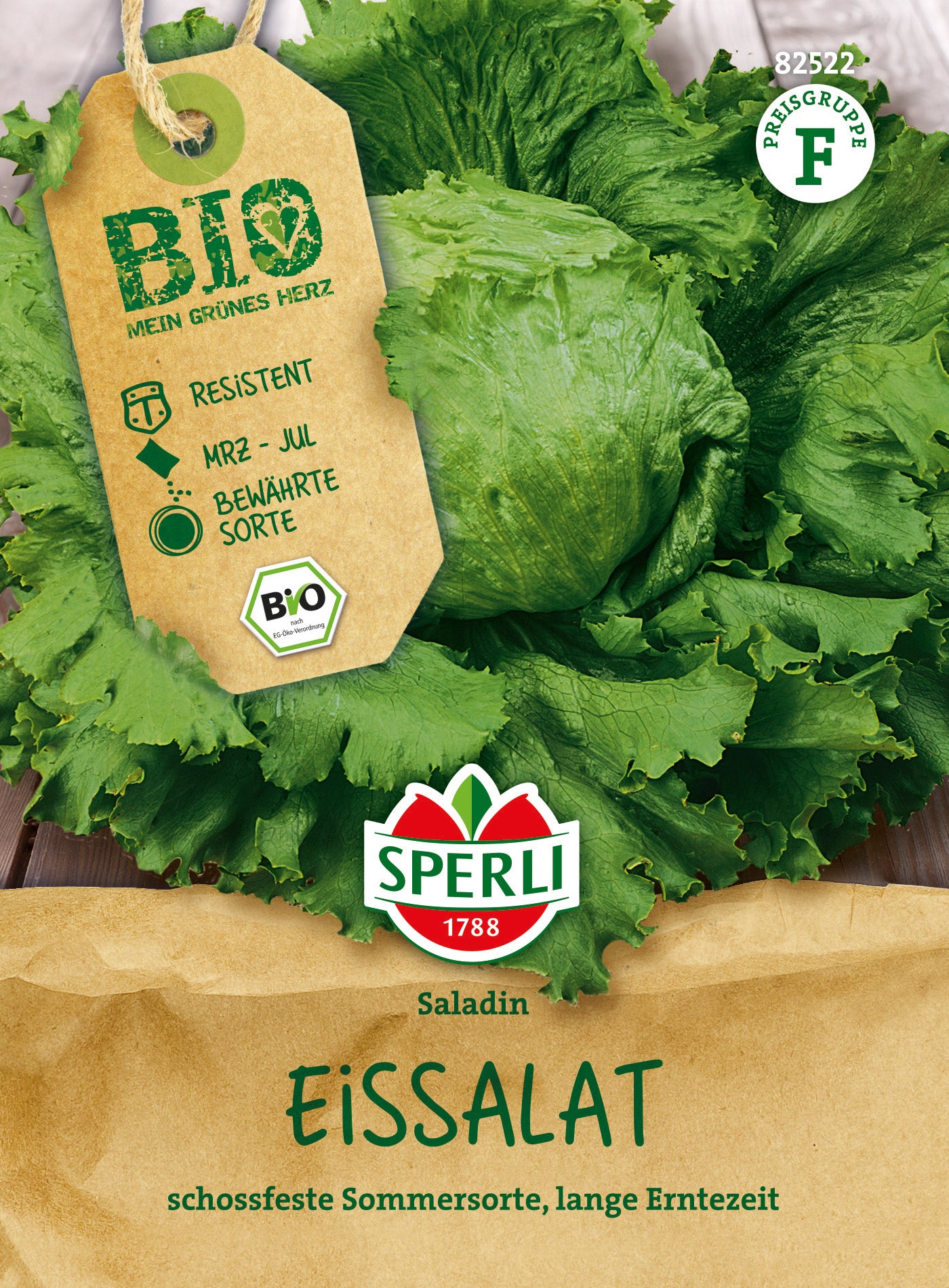 SPERLI BIO Eisbergsalat Saladin