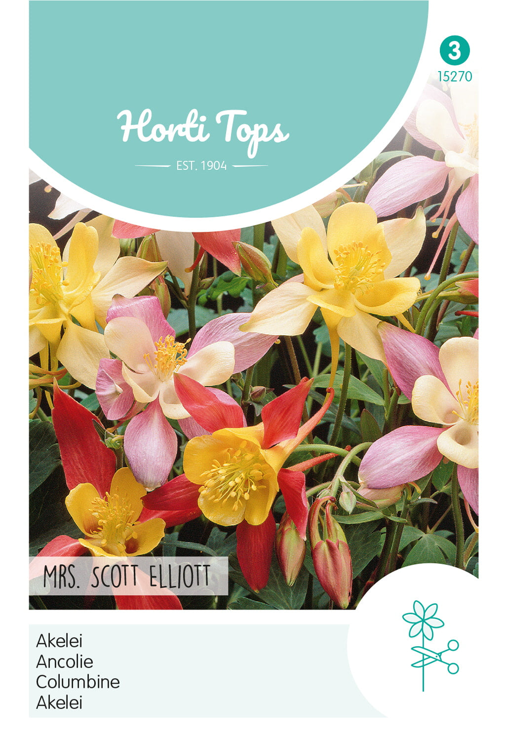 Horti Tops Akelei Mrs. Scott Elliott
