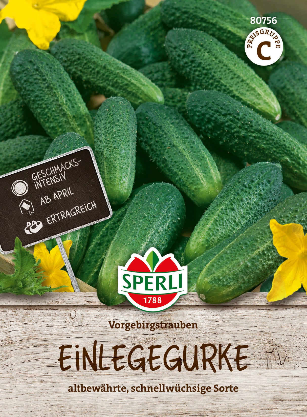 SPERLI Einlegegurke Vorgebirgstrauben