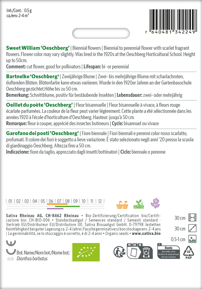 Sativa Bartnelke Oeschberg