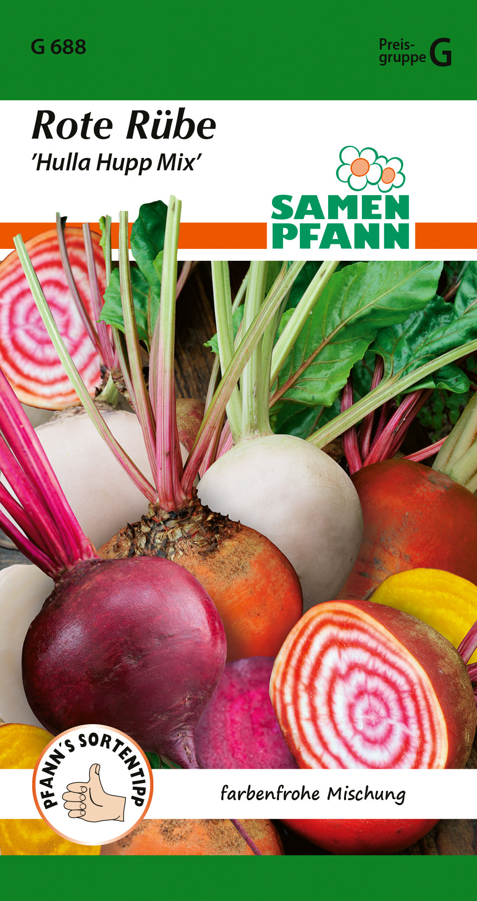 Samen Pfann Rote Rübe Hulla Hupp Mix