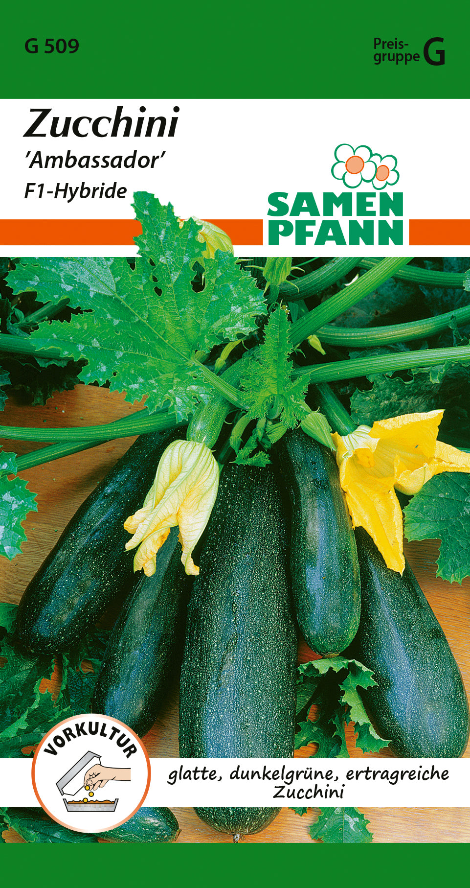 Samen Pfann Zucchini Ambassador