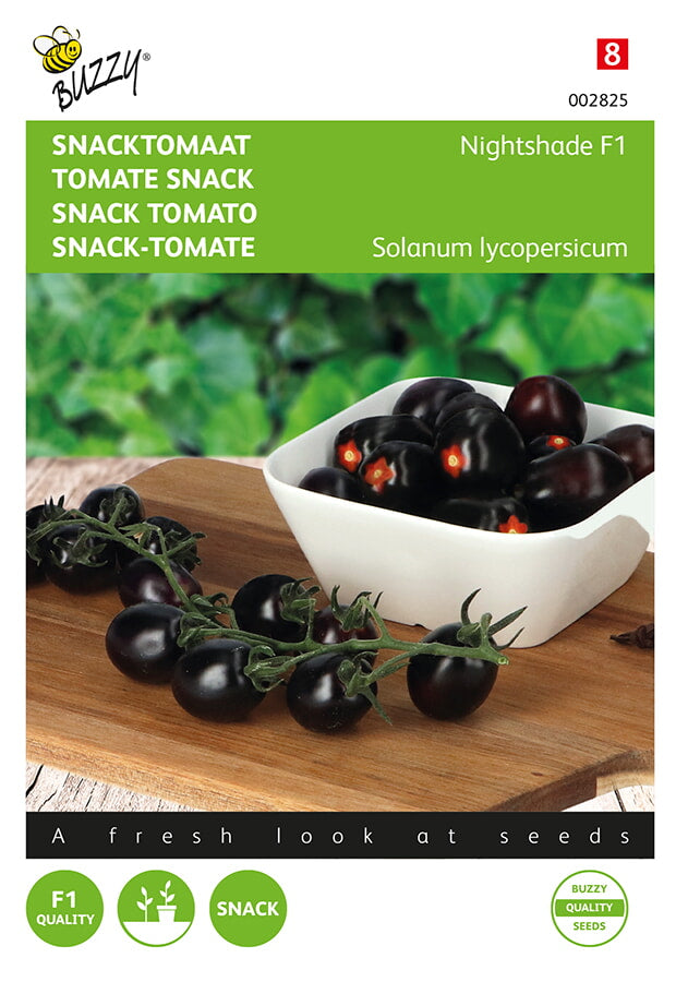 Buzzy Seeds Snack-Tomate Nightshade F1