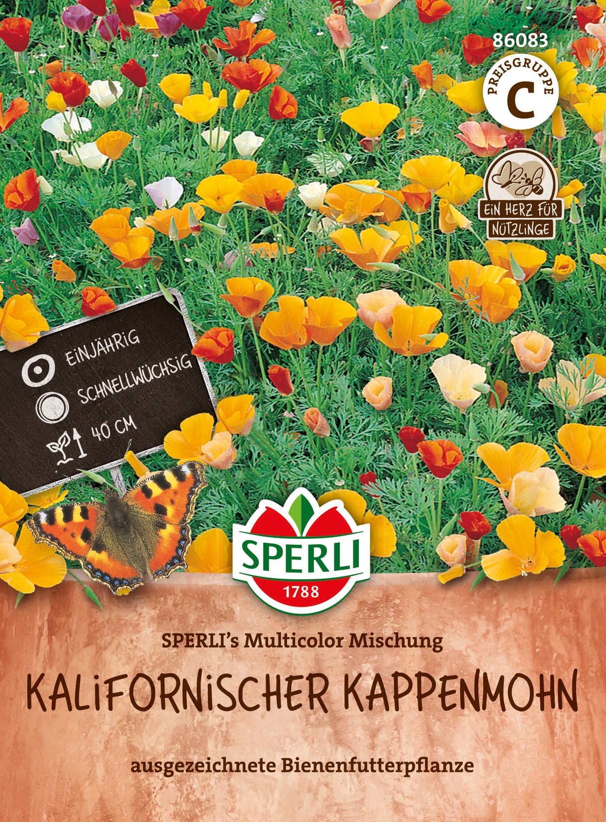 SPERLI Kalifornischer Kappenmohn SPERLI's Multicolor Mischung
