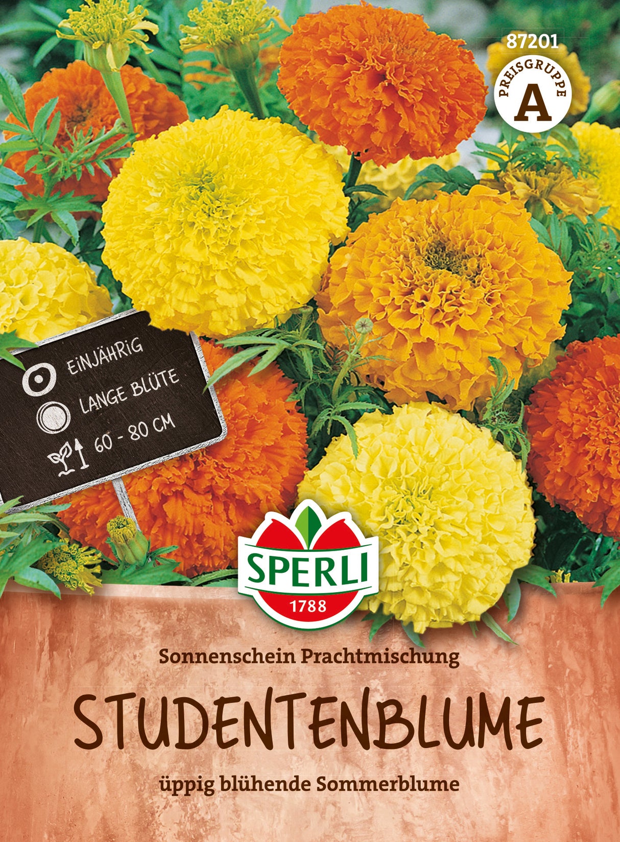 SPERLI Studentenblume Sonnenschein Prachtmischung