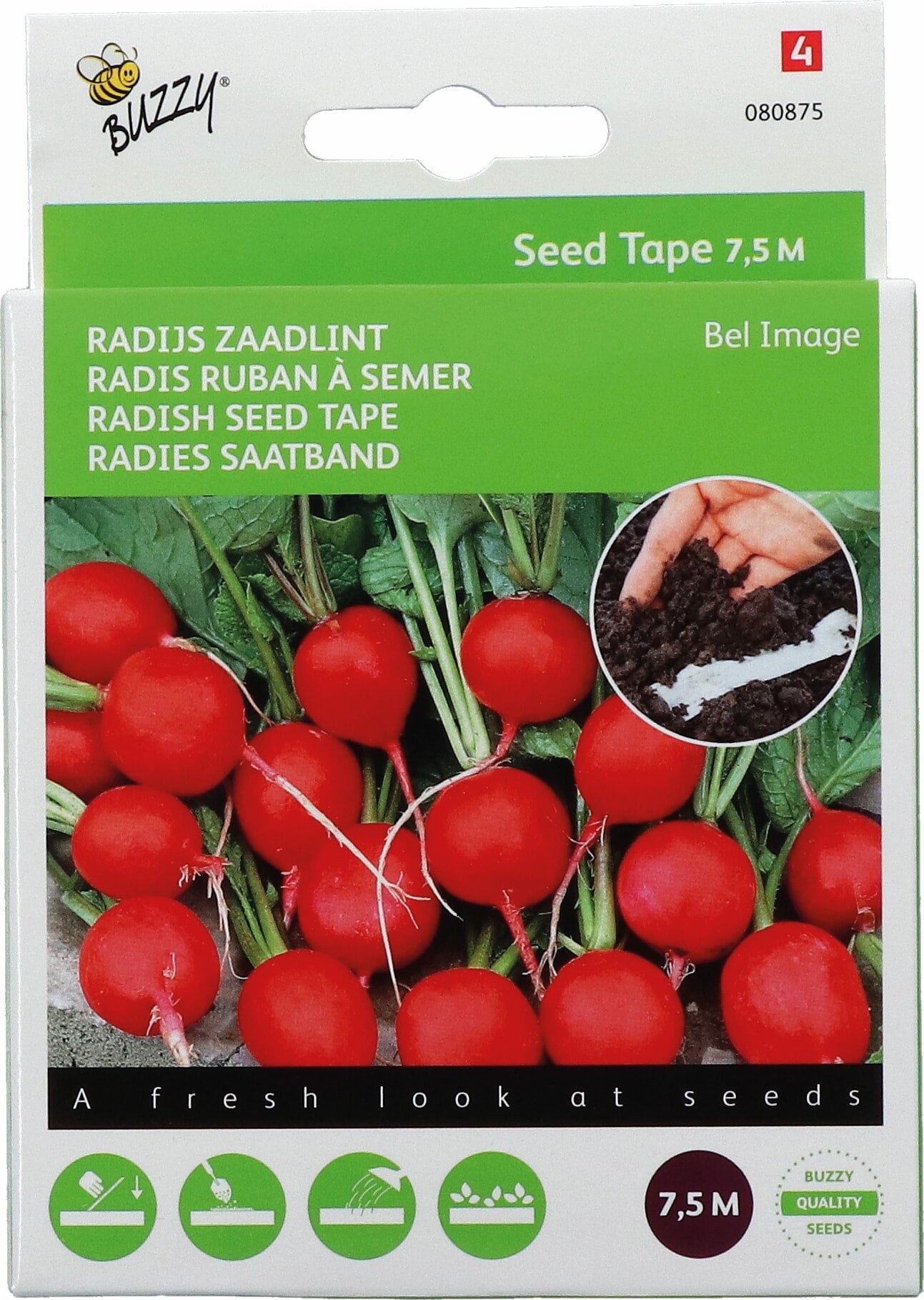 Buzzy Seeds Radies Bel Image Saatband