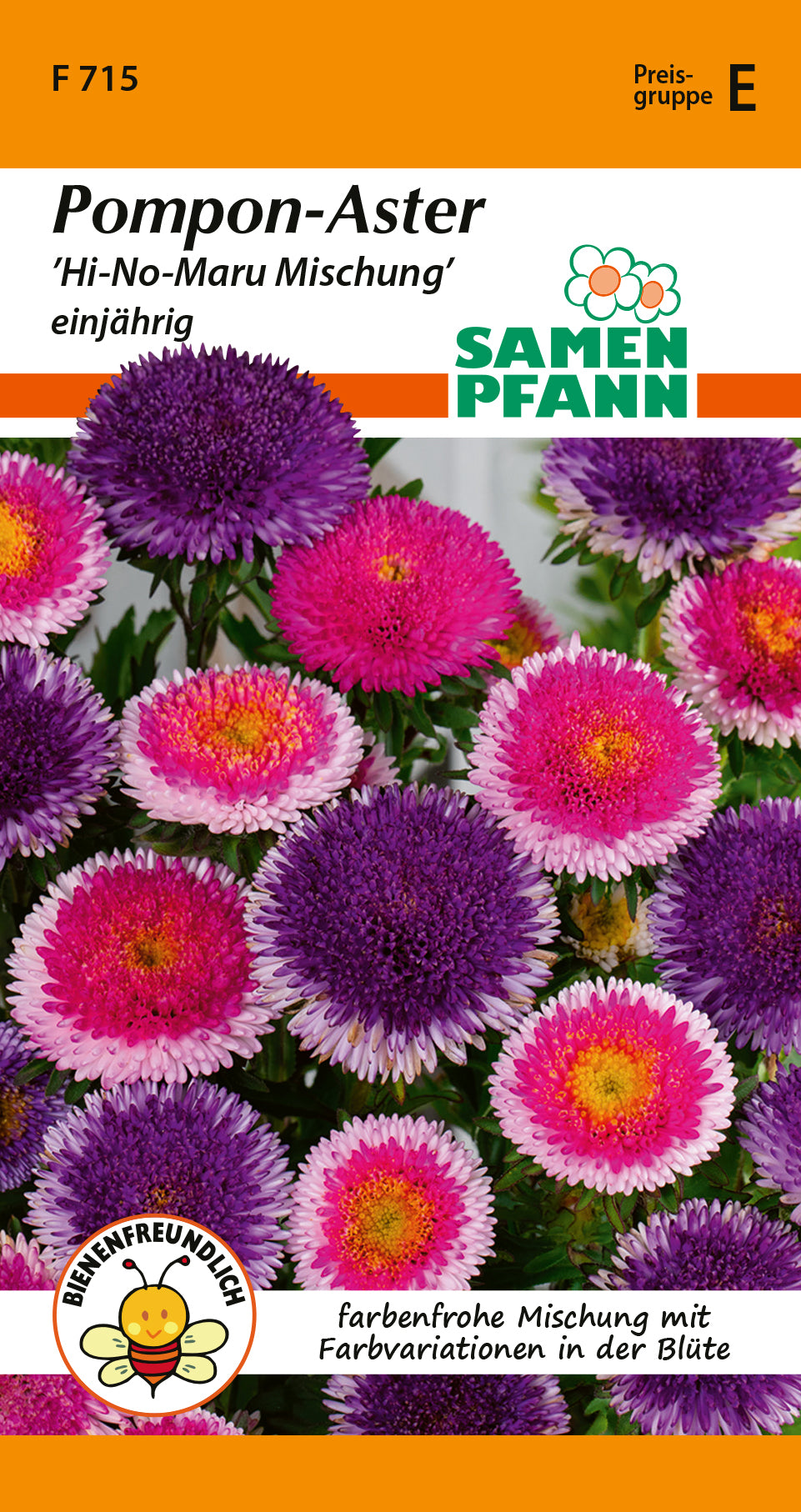 Samen Pfann Hi-No-Maru Mischung Pompon-Aster