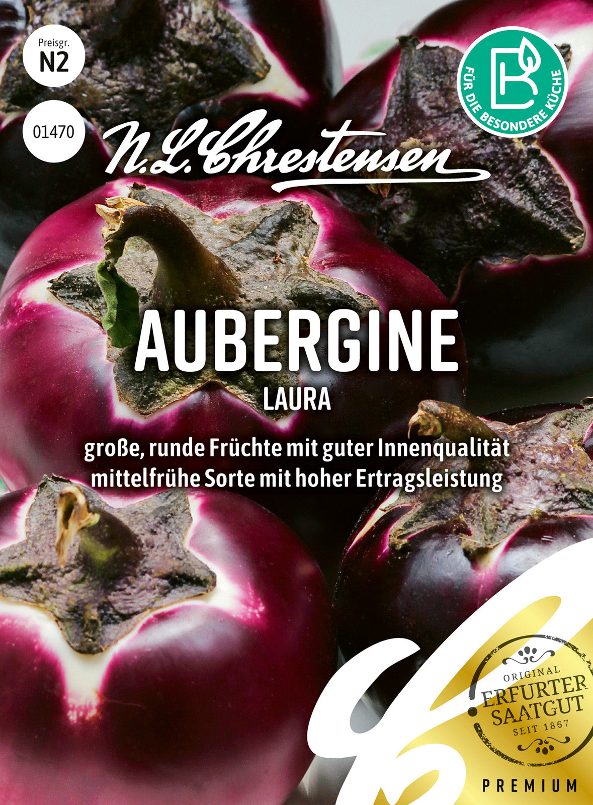 N.L. Chrestensen Aubergine Laura
