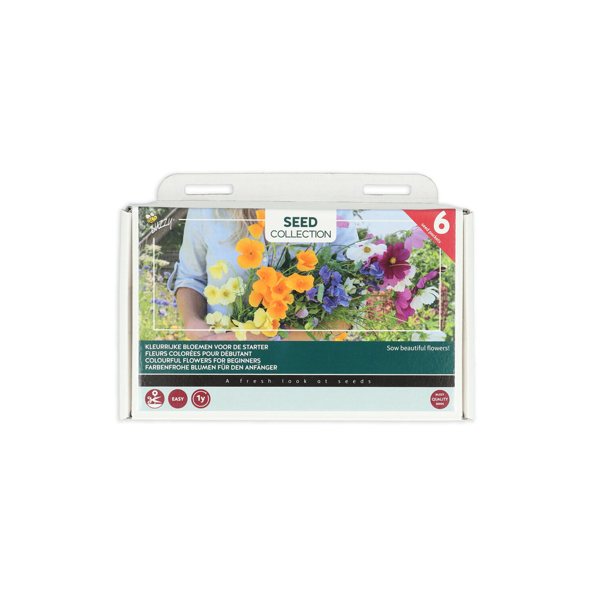 Buzzy Seeds Blumen-Mischung Flowers for beginners