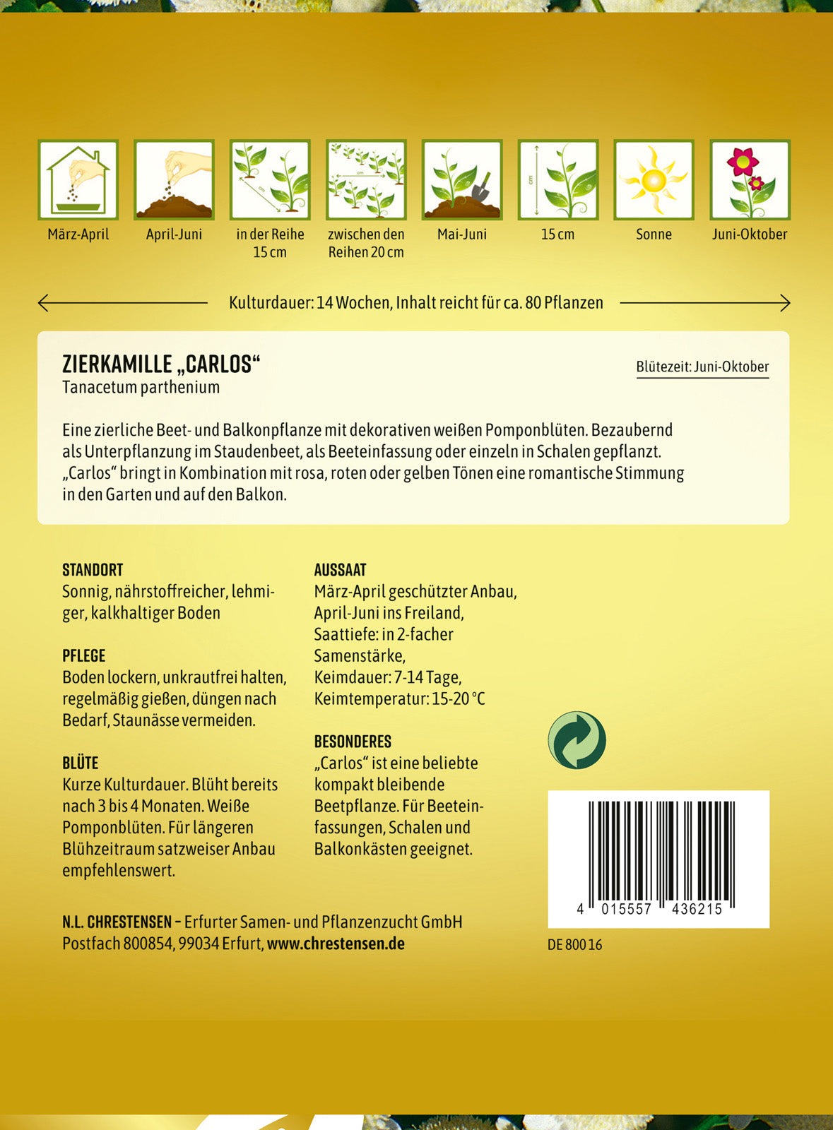 N.L. Chrestensen Zierkamille Carlos