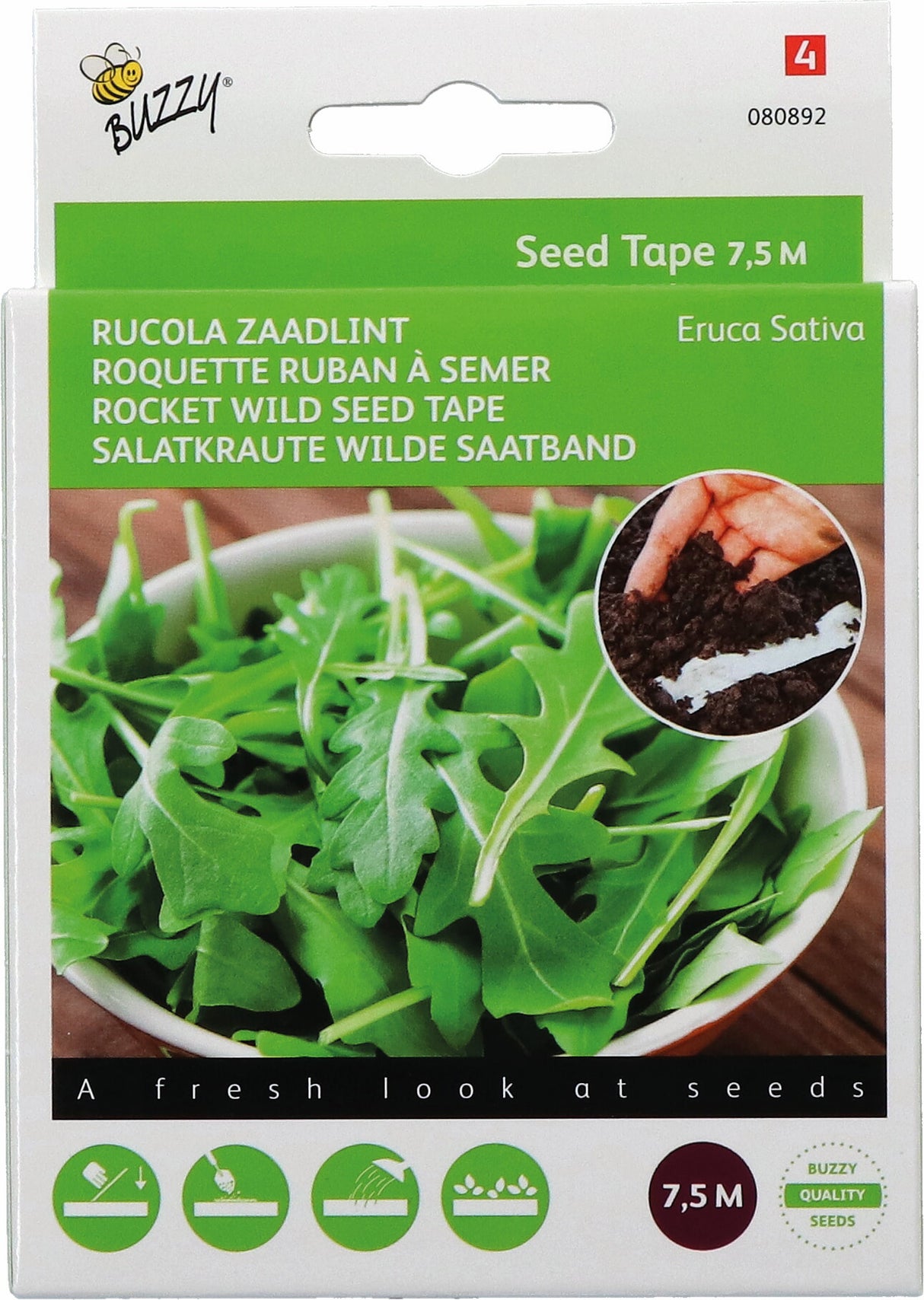 Buzzy Seeds Salatrauke Wilde Selvatica Saatband