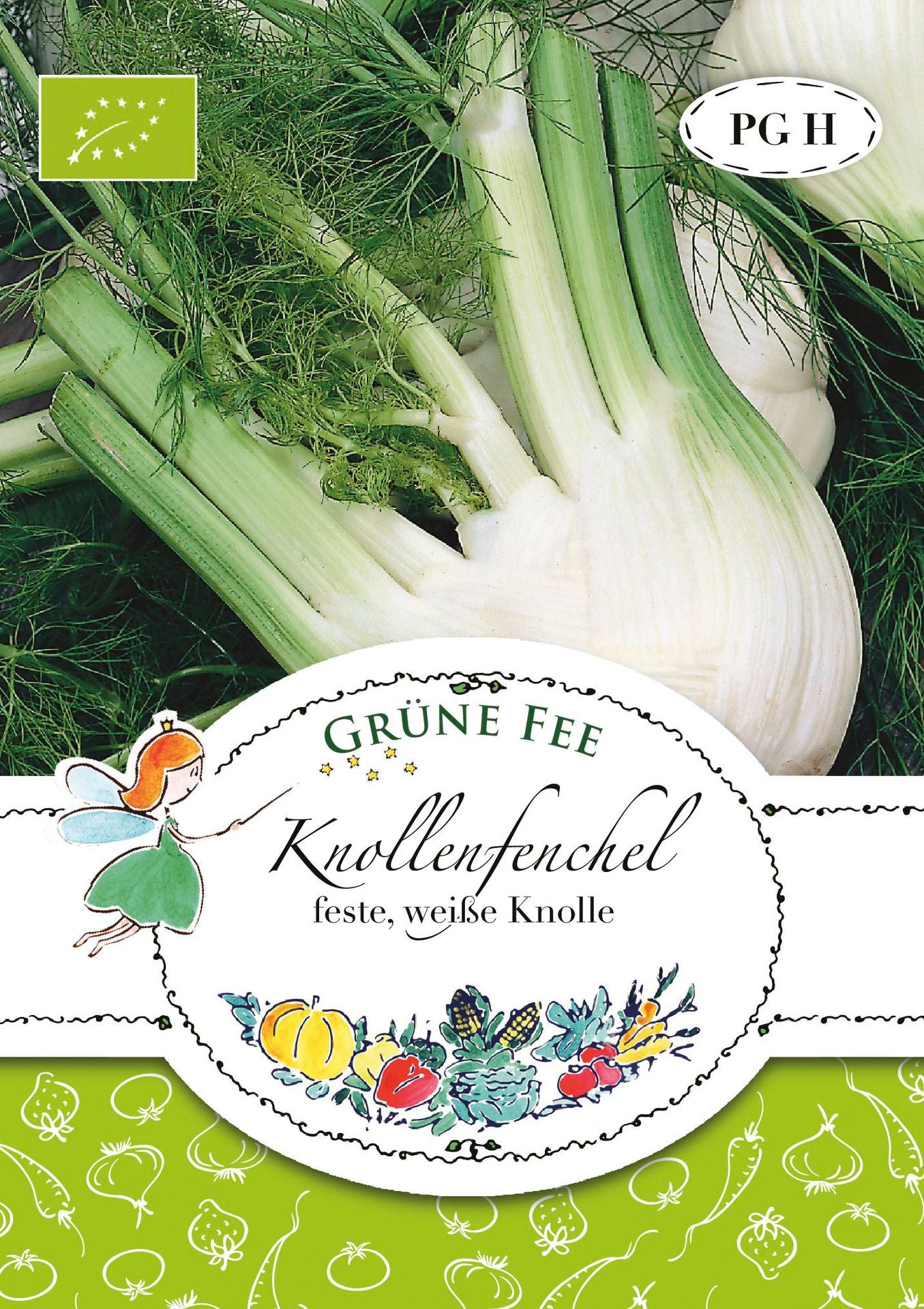 Grüne Fee Knollenfenchel feste, weiße Knolle