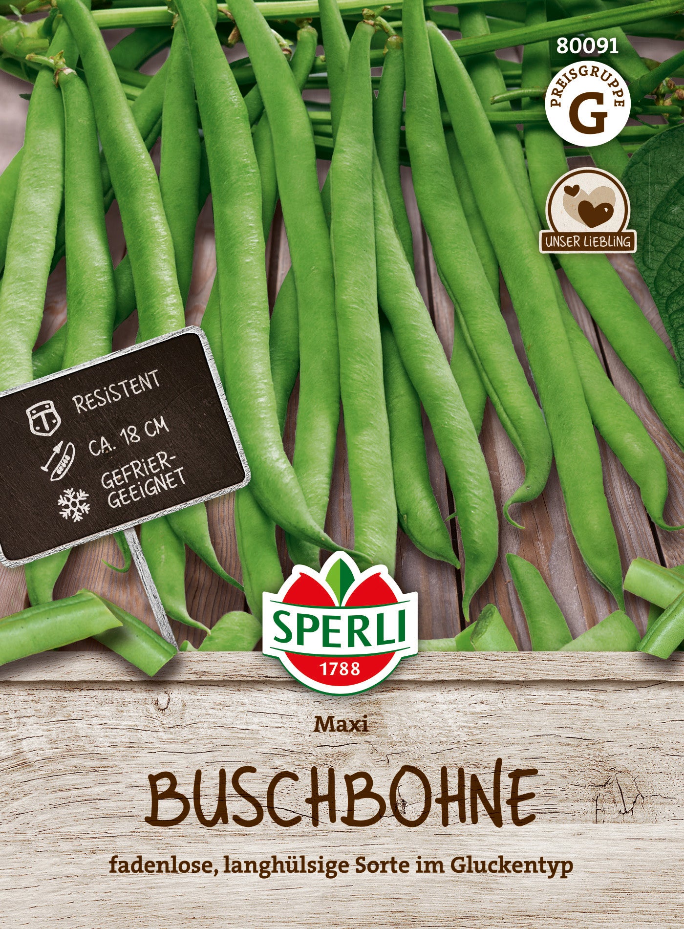 SPERLI Buschbohne Maxi