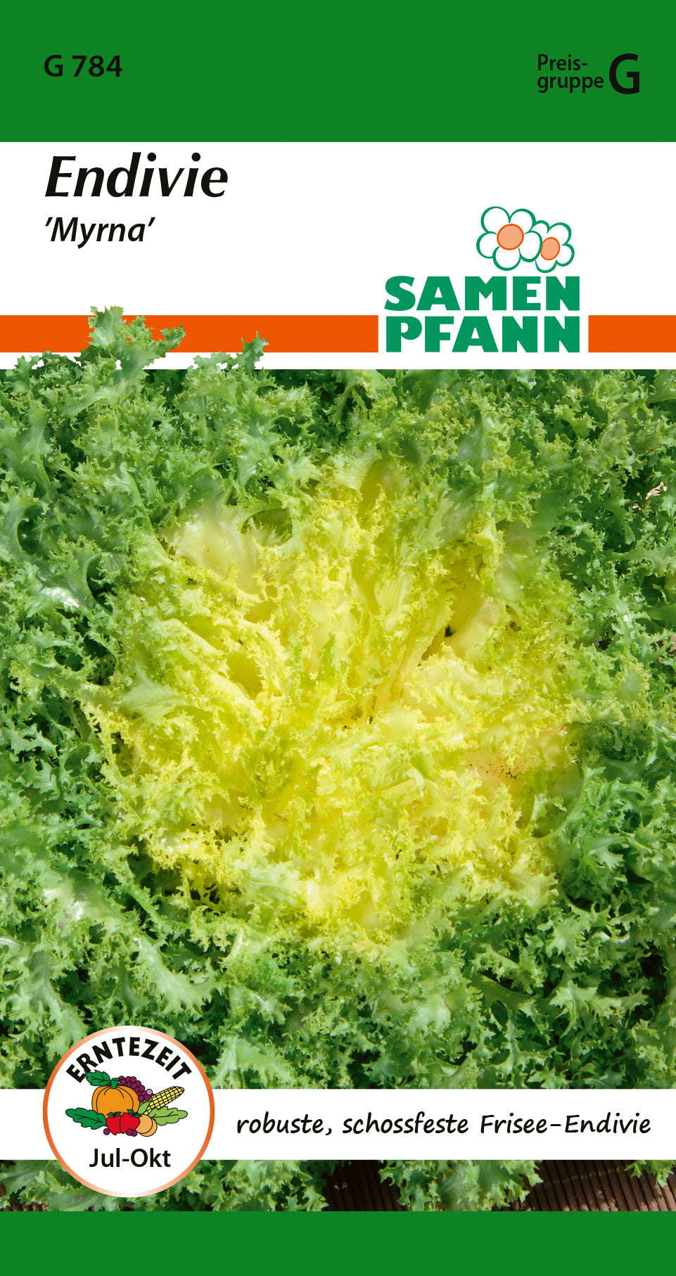 Samen Pfann Endivie Myrna