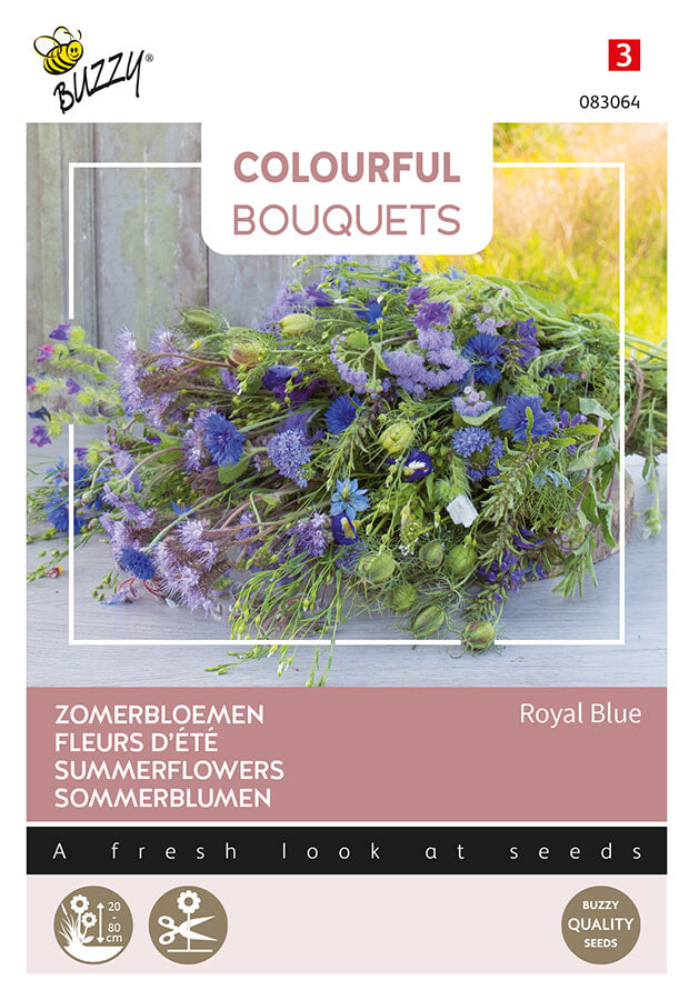 Buzzy Seeds Sommerblumen Royal Blue