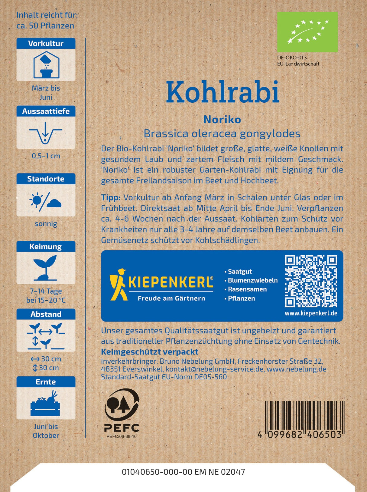 Kiepenkerl Kohlrabi Noriko