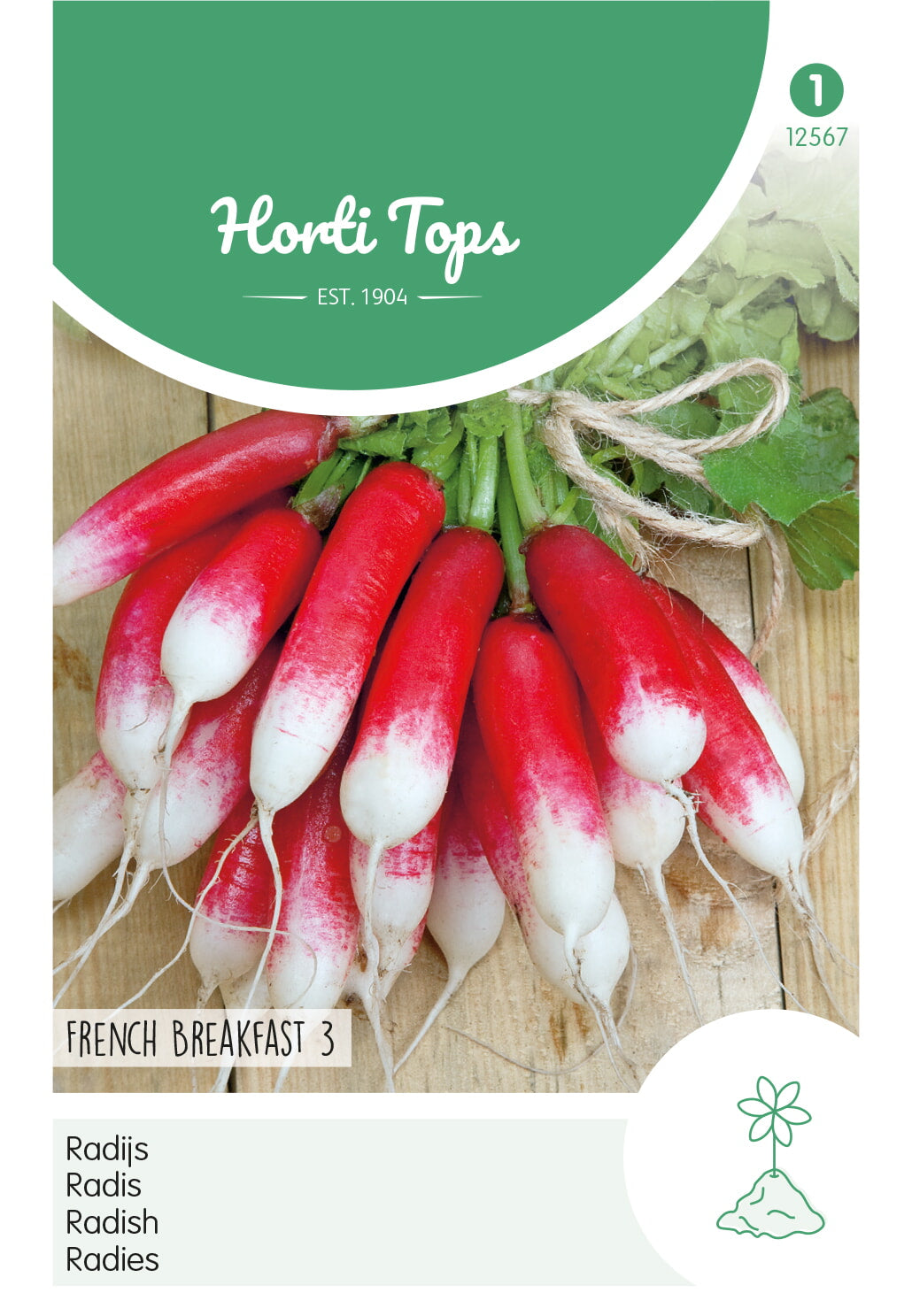 Horti Tops Radieschen Flamboyant 3