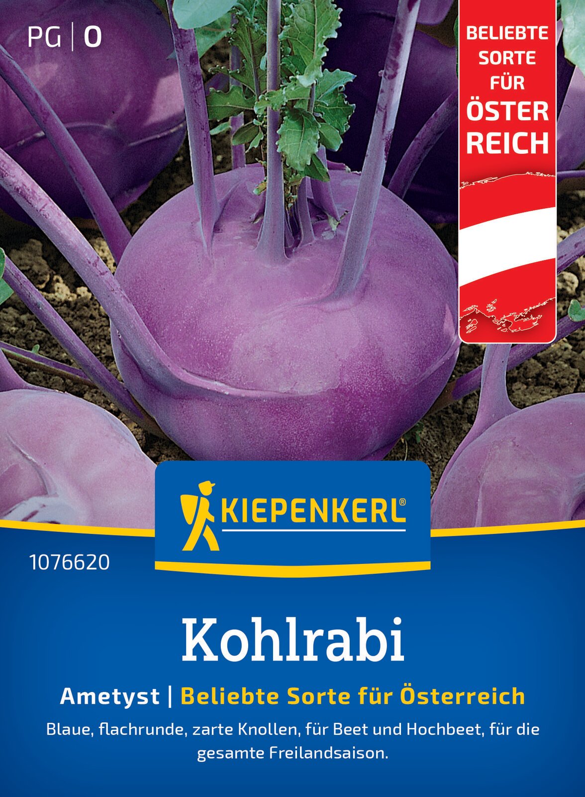Kiepenkerl Kohlrabi Ametyst Österreich Sorte