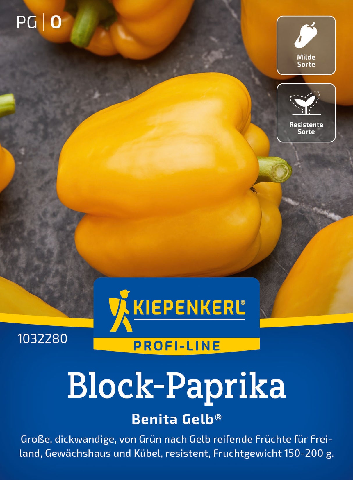 Kiepenkerl Blockpaprika Benita Gelb®