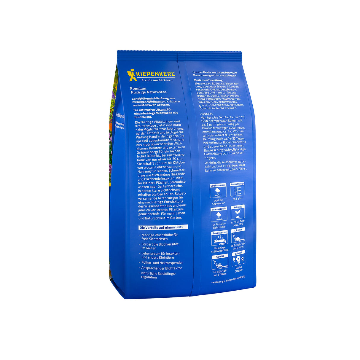 Kiepenkerl Wildblumen- & Kräuerwiese Nature Niedrige, 0,25 kg Profi-Line