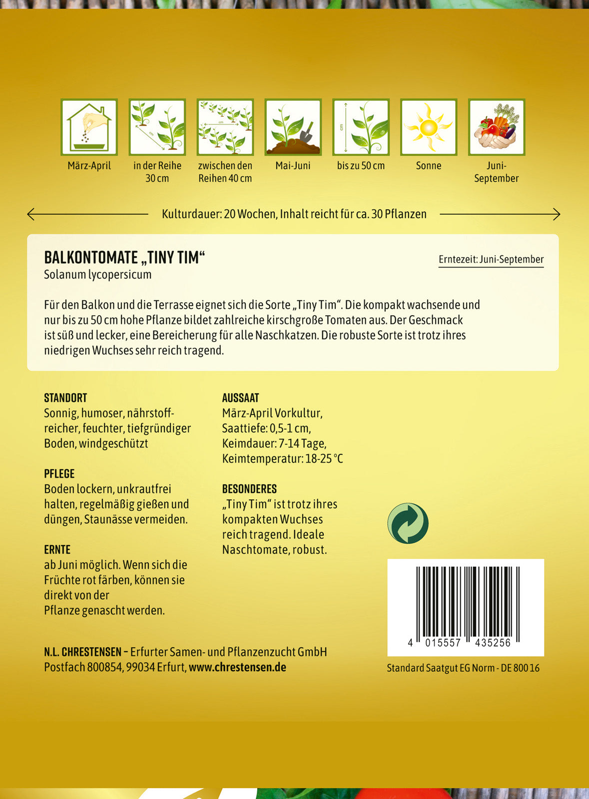 N.L. Chrestensen Balkontomate Tiny Tim