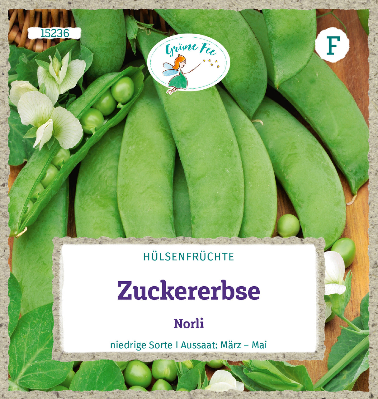 Grüne Fee Zuckererbsen Norli