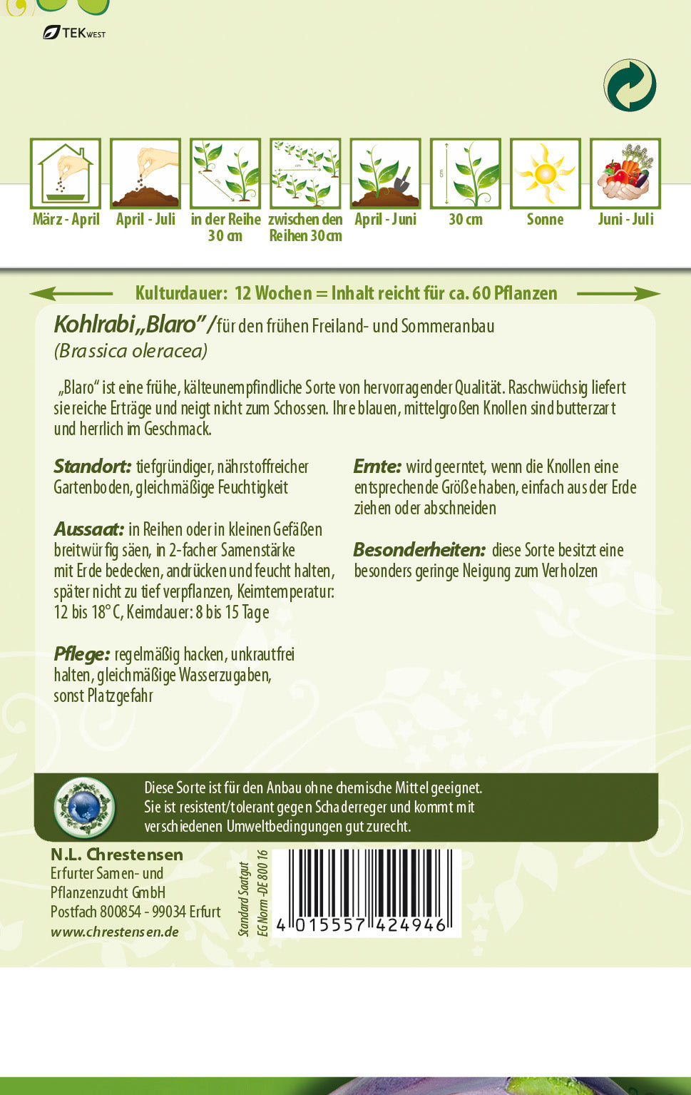 N.L. Chrestensen Kohlrabi Blaro
