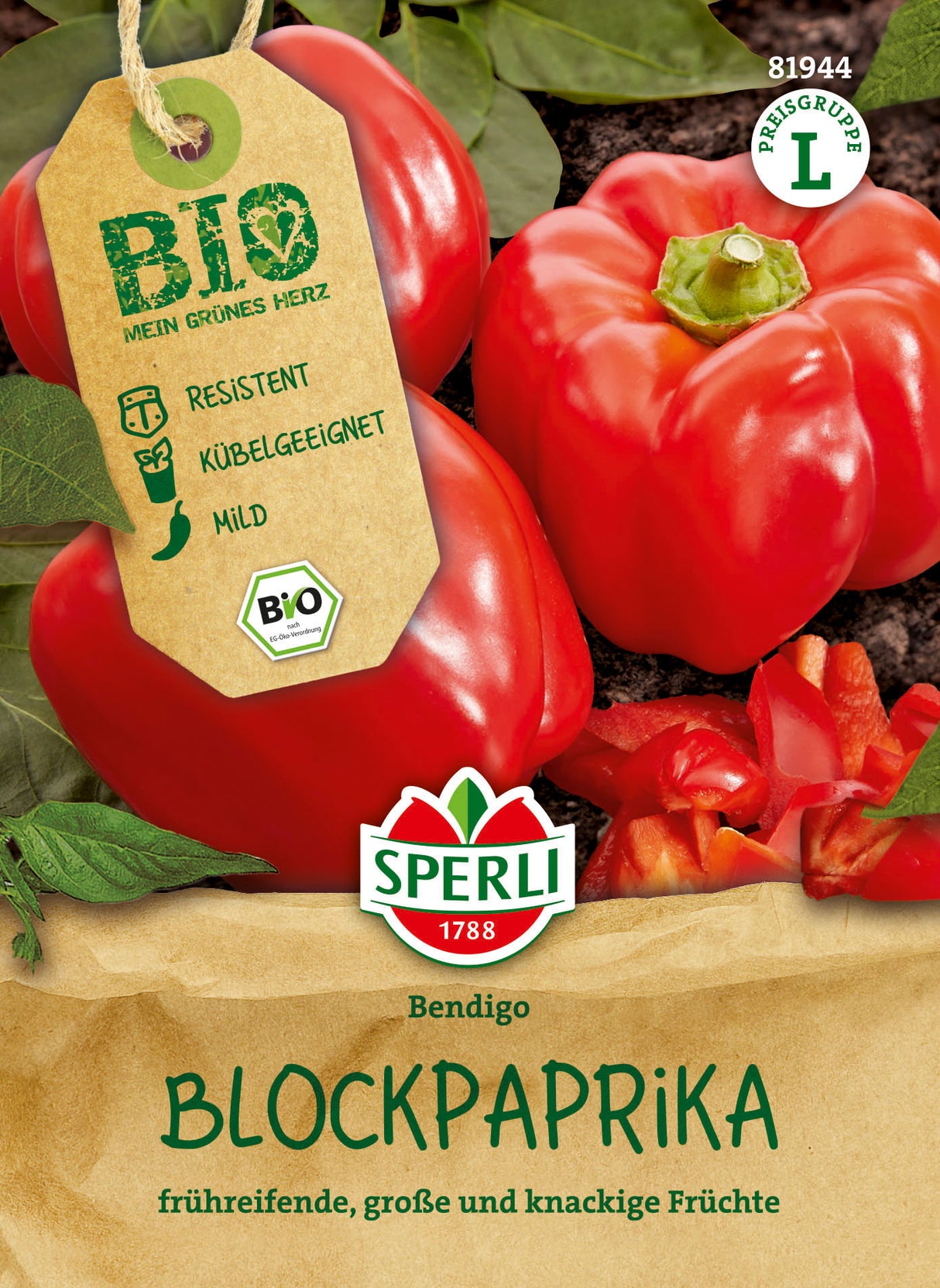 SPERLI BIO Blockpaprika Bendigo