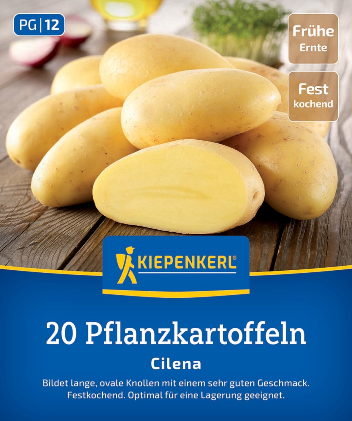 Kiepenkerl Pflanzkartoffel Cilena 20 Stück