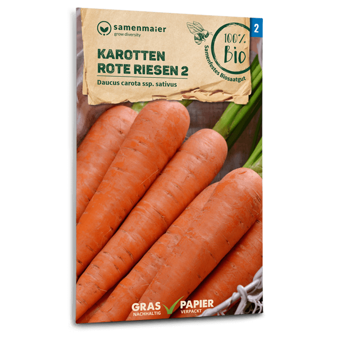 Samen Maier BIO Möhren Rote Riesen 2