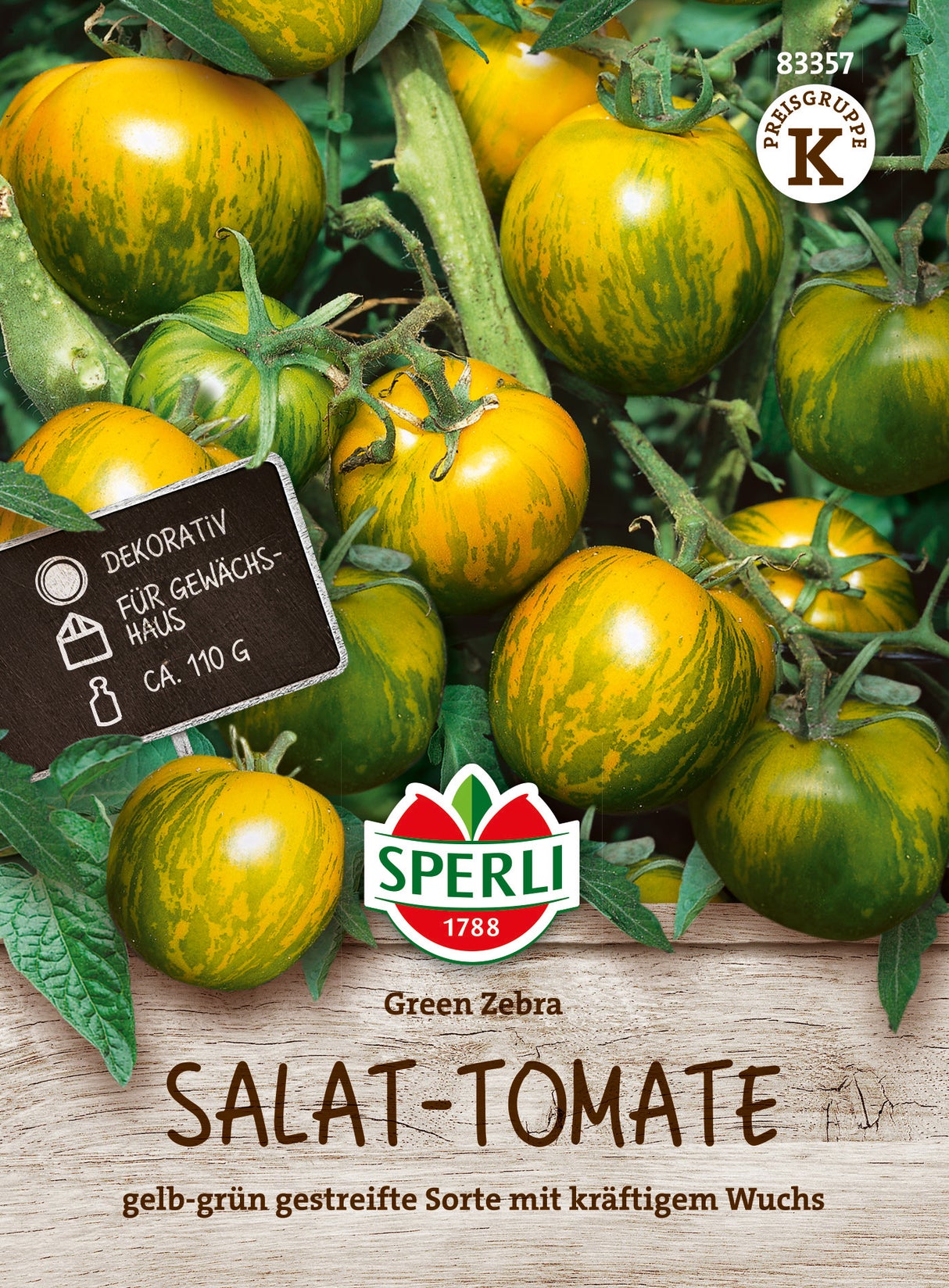 SPERLI Salattomate Green Zebra