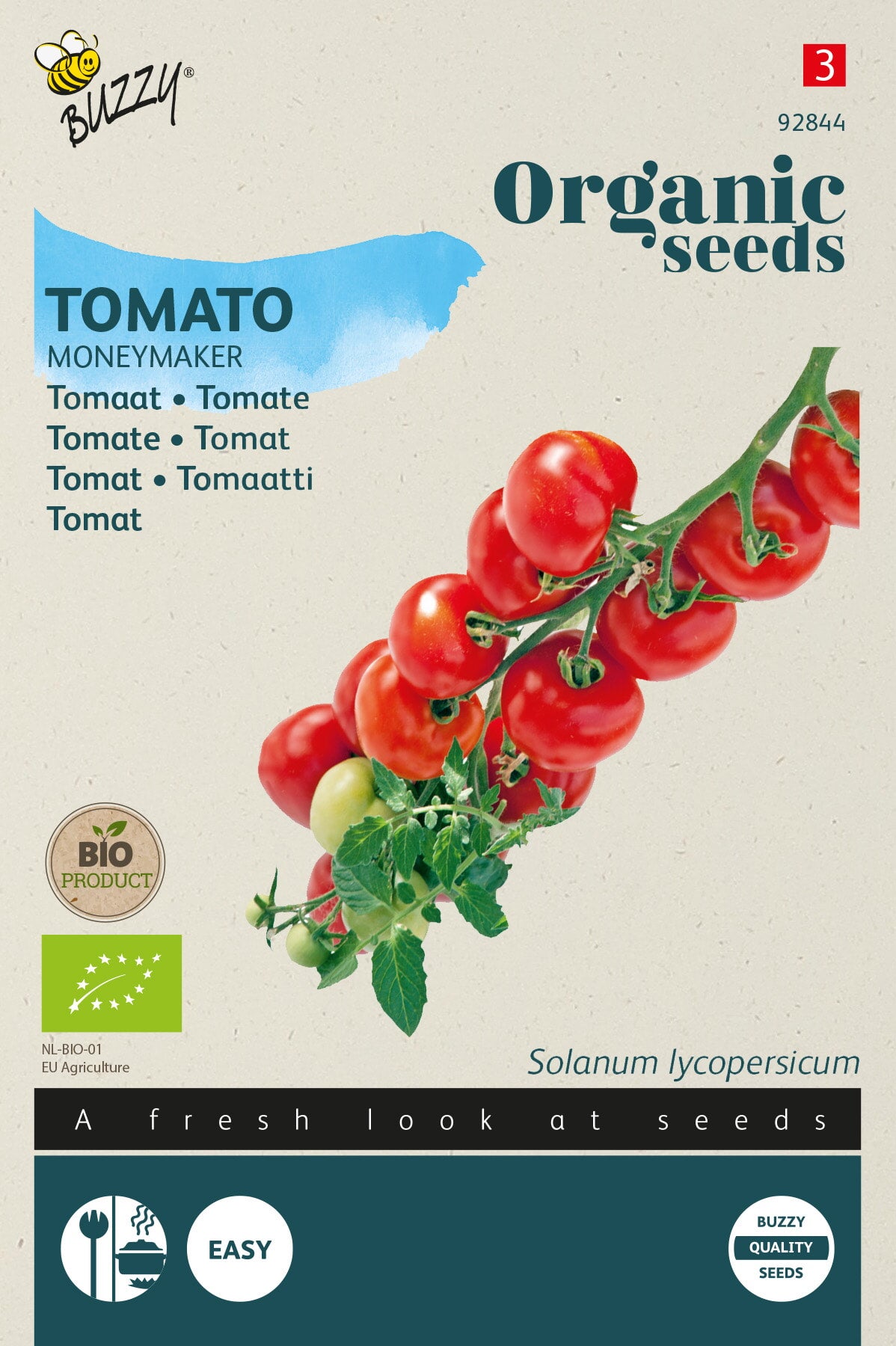 Buzzy Organic Seeds BIO Salattomaten Moneymaker