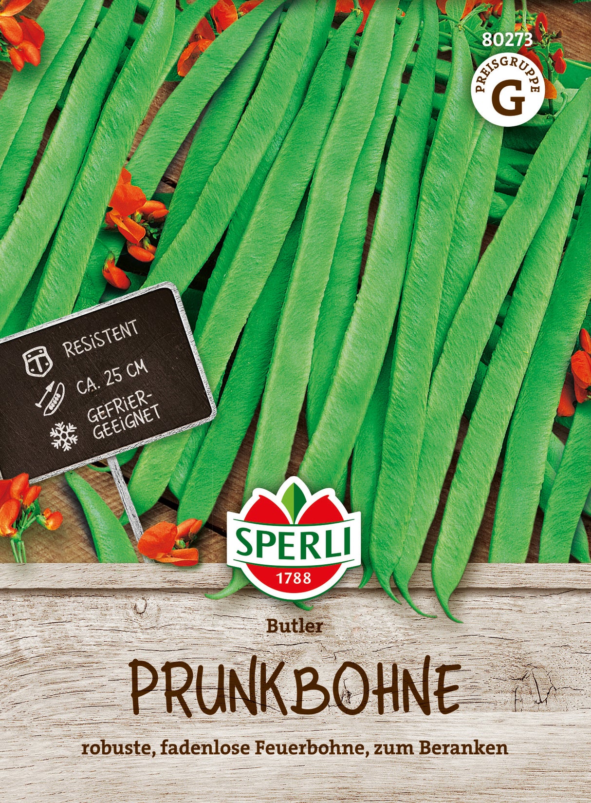 SPERLI Prunkbohne Butler