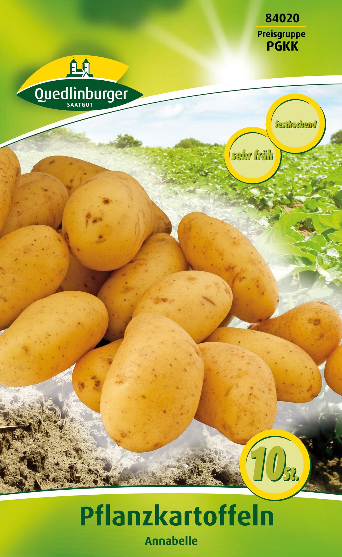 Quedlinburger Pflanzkartoffel Annabelle 10 Stück