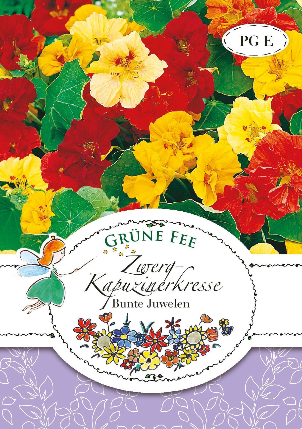 Grüne Fee Zwerg-Kapuzinerkresse Bunte Juwelen