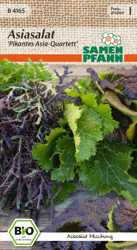 Samen Pfann BIO Asiasalat Pikantes Asia-Quartett