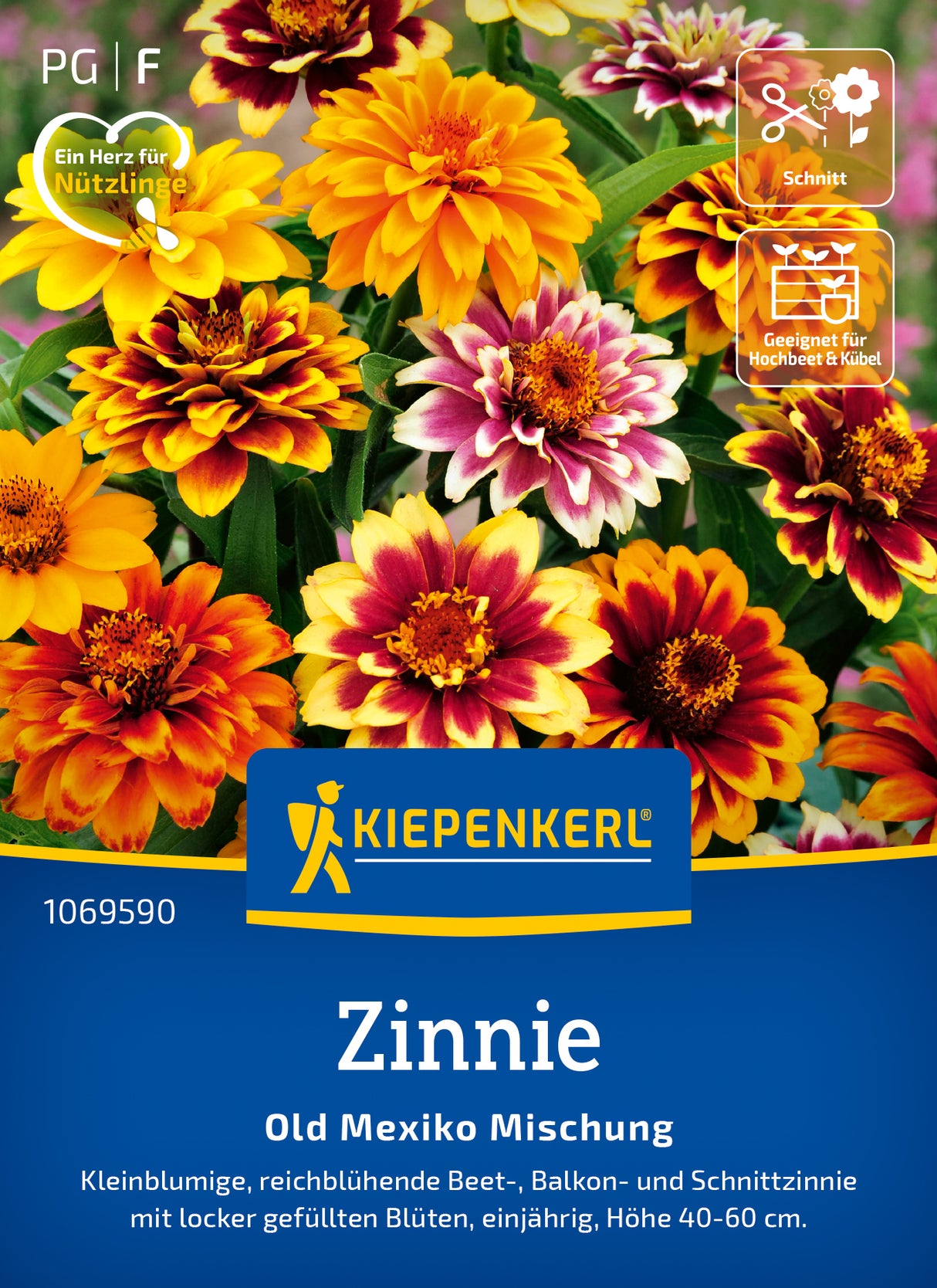 Kiepenkerl Zinnien Old Mexiko Mischung